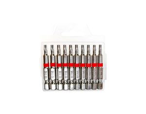Nickel coated bits 50mm/TX15, 10 pcs/pkg