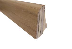 Veneered Skirting Oak, Transparent oil, 19x40x2400